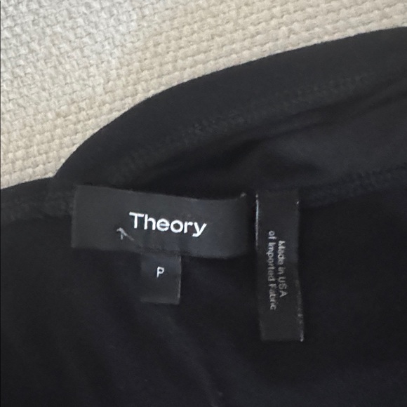 Theory Black Off-Shoulder Tshirt - Picture 3 of 4